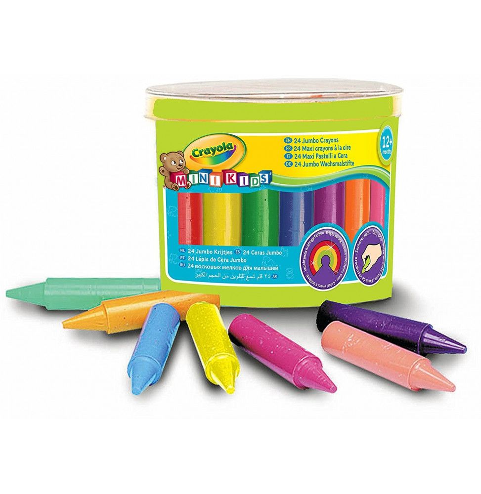 24 maxi crayons - crayola mini kids