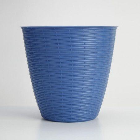 Cache-pot - PAGLIA - D 14 cm - Bleu