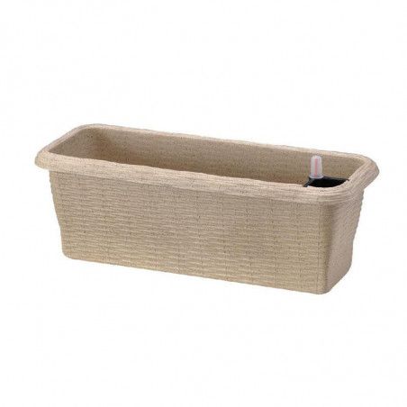 Jardinière - PAGLIA - Auto-irrigante - Antique - L 50 x l 20 x H 17,5 cm