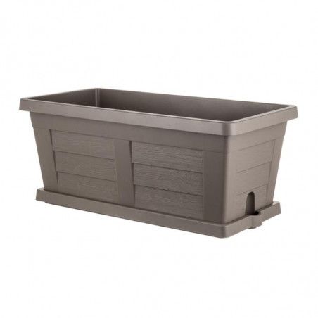 Jardinière "Legno" - Cappuccino - L 100 x l 44 x H 40 cm