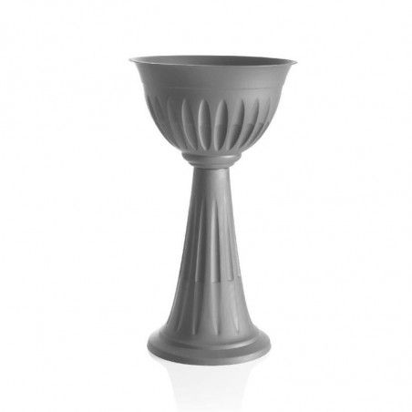 Vase colonne - ALBA - D 43 cm - Gris