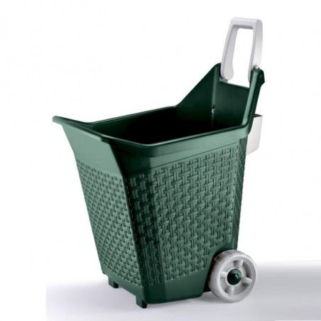 Chariot de jardinage - 76 L - Vert