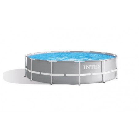 Kit piscine tubulaire ronde - Prism frame - 3,66 m x 1,22 m - Intex