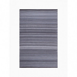 Tapis d'entrée antidérapant (75 cm) Herbarium Noir et blanc