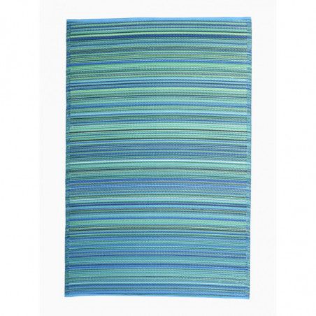 Tapis Cancun - L 240 x l 300 cm - Turquoise et vert