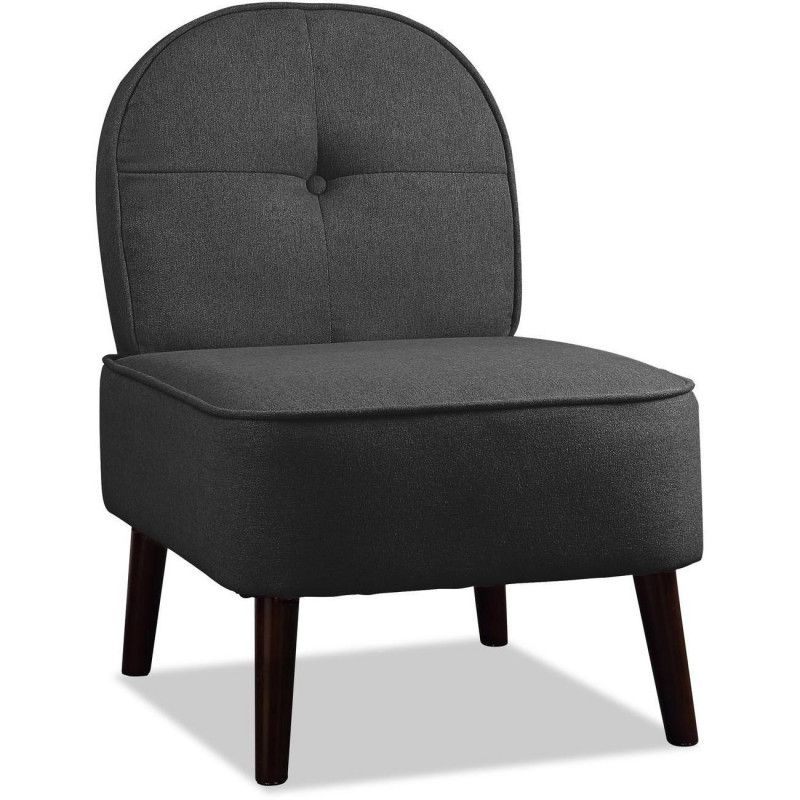 Fauteuil - Dany - L 50 x l 67 x H 72 cm - Gris