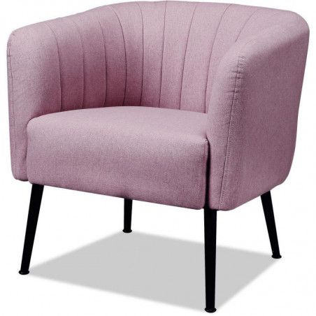 Fauteuil - Scalita - L 66 x l 68 x H 69 - Rose