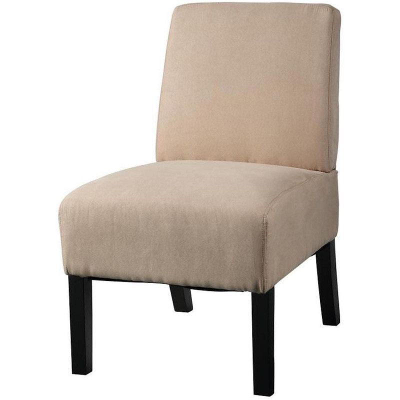 Fauteuil en tissu - Fido - L 50 x l 64 x H 83 cm - Beige
