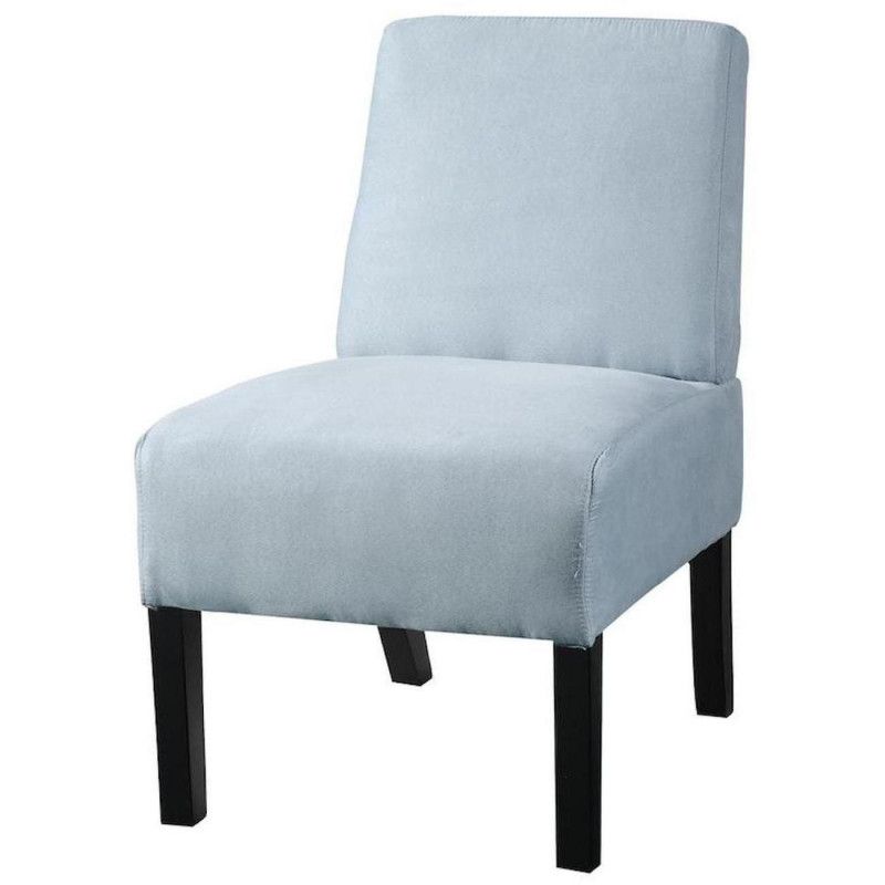 Fauteuil en tissu - Fido - L 50 x l 64 x H 83 cm - Bleu