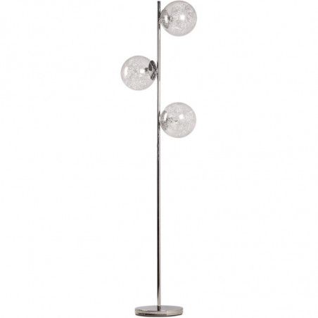 Lampadaire - 3 boules - D 19 cm x H 150 cm