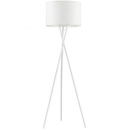 Lampadaire design en métal - D 45 x H 160 cm - Blanc