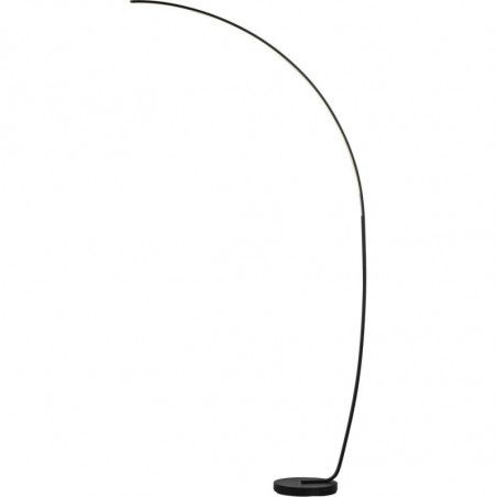 Lampadaire arc en métal - Jaxta - L 95 x l 35 x H 170 cm - Noir