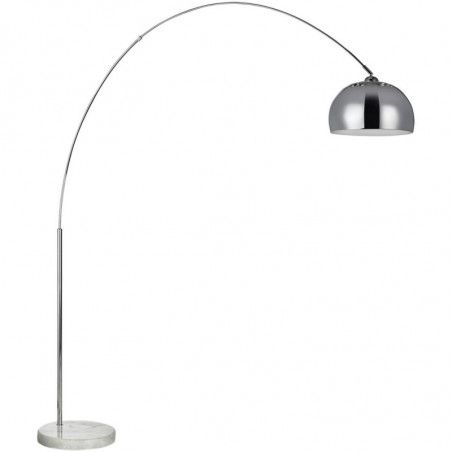 Lampadaire en métal - Arc XXL - D 32 x H 200 cm - Argenté