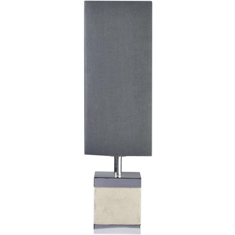 Lampe - Finition béton - L 14 x l 10 x H 49 cm