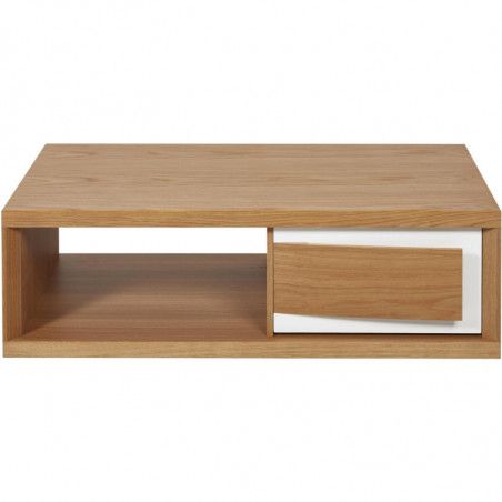 Table basse - Liago - L 120 x P 60 x H 38 cm - Beige