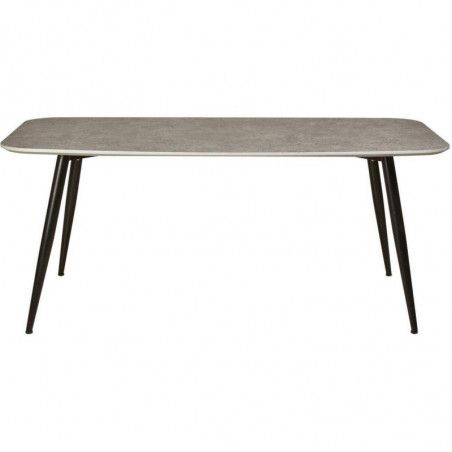 Table scandinave - L 90 x l 180 x H 75 cm - Gris