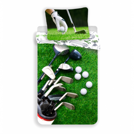 Parure de lit golf - 140 x 200 cm - Vert