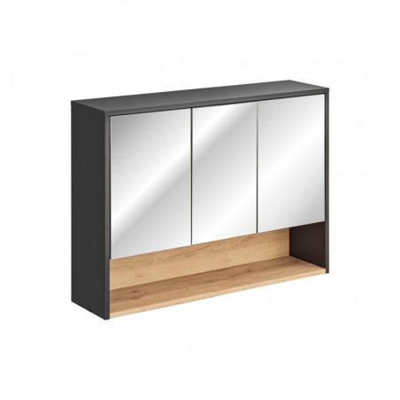 Armoire miroir - 100 x 25 x 75 cm - Brunei Cosmos