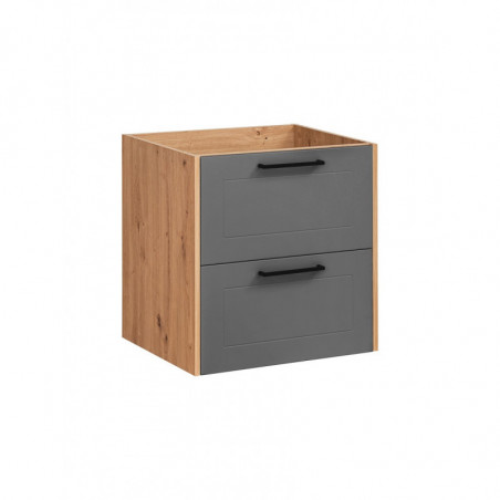 Meuble sous vasque - 60 x 46 x 61 cm - Duramen Grey