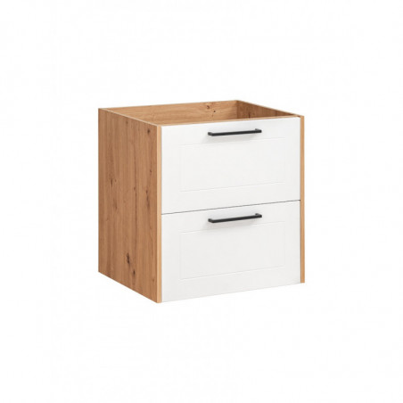 Meuble sous vasque - 60 x 46 x 61 cm - Duramen White