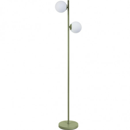 Lampadaire - Rétro - L 30 x l 30 x H 160 cm - Vert