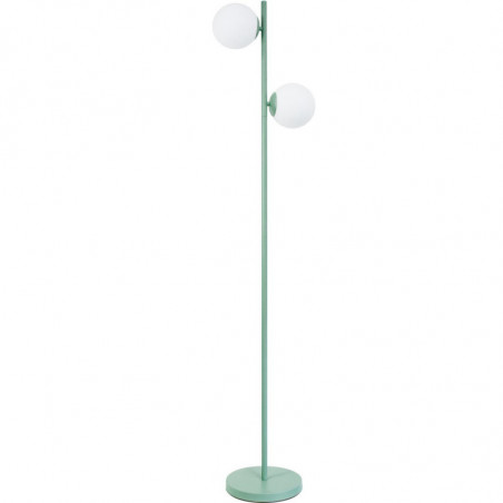 Lampadaire - Rétro - L 30 x l 30 H 160 cm - Bleu