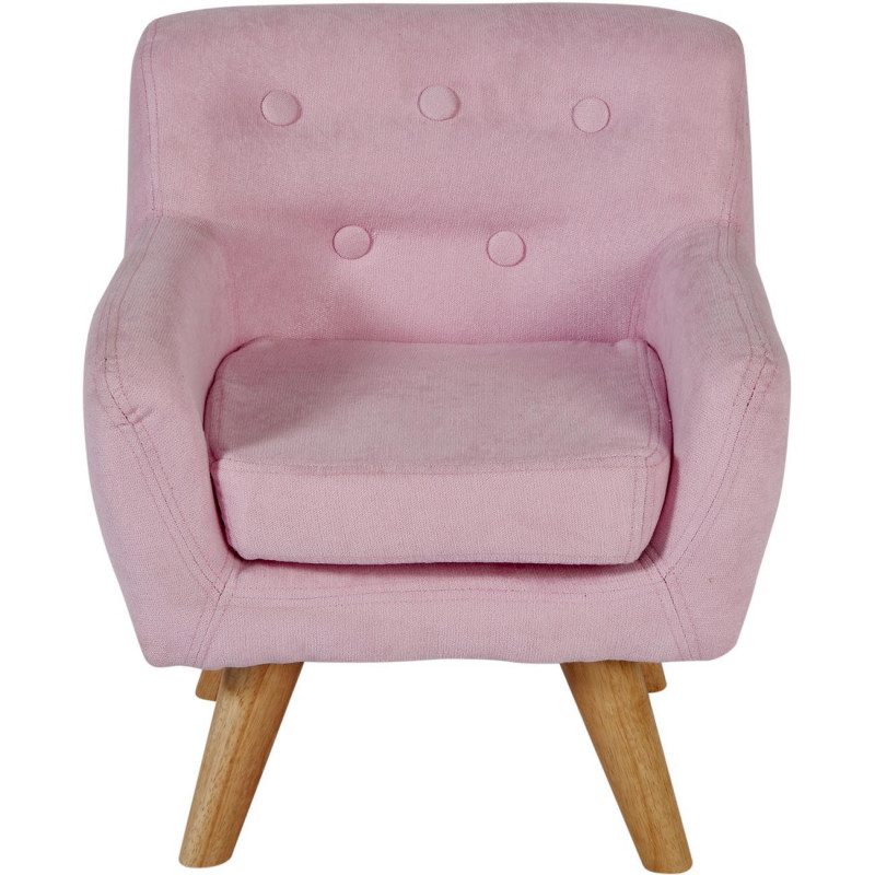 Fauteuil pour enfant - Ormond - L 41 x P 38 x H 46 cm - Rose
