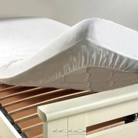 Protège matelas - anti acarien et imperméable - 90 x 190 cm - Blanc