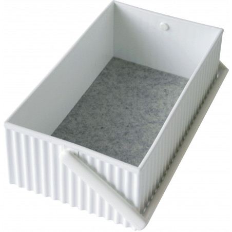 Panier omni offre - 13 × 25 × 8 cm - Blanc - Polyester+Polystyrène+TPE