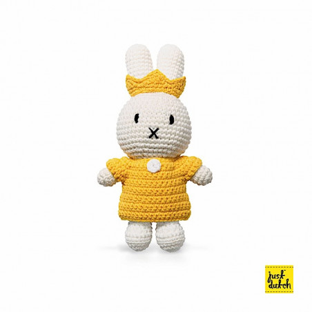 Doudou Reine - L 25 x l 10 x H 35 cm - Miffy - Blanc