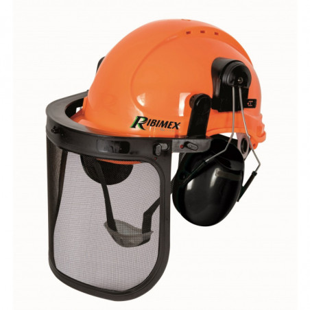 Casque de protection 3 en 1 - Orange