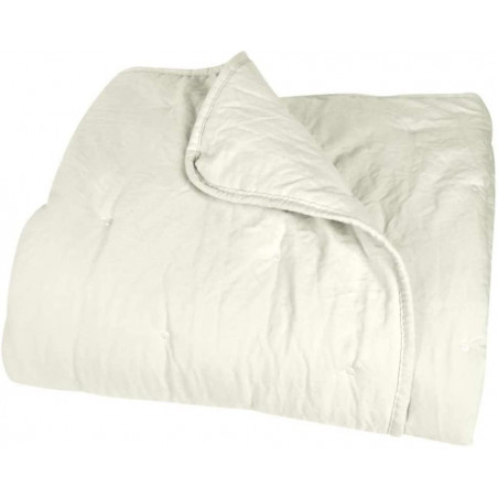 Couvre-lit en polyester - Celeste - 240 x 260 cm - Blanc nacré