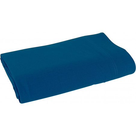 Drap plat en coton - Palace - 240 x 300 cm - Bleu Marine