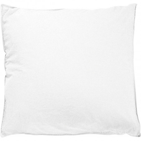 Taie d'oreiller en coton - Palace - 65 x 65 cm - Blanc neige
