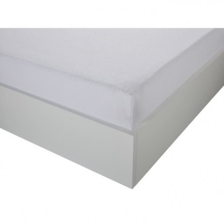 Protège matelas imperméable - Anti-acariens - 140 X 190 cm - Blanc