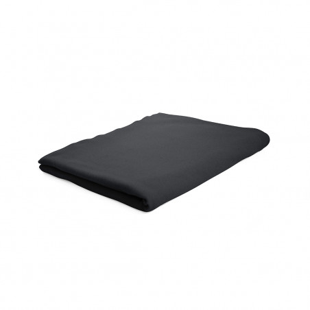 Drap plat en coton - 57 fils- l 240 x L 300 cm - Noir