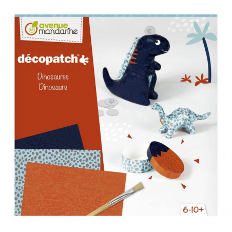 Décopatch - Dinosaures à décorer - Coffret créatif