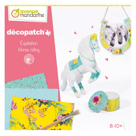 Décopatch - Chevaux à décorer - Coffret créatif