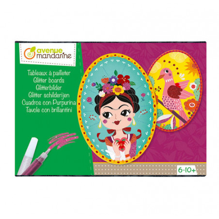 Tableaux à pailleter - Enfant - Multicolore - Coffret créatif