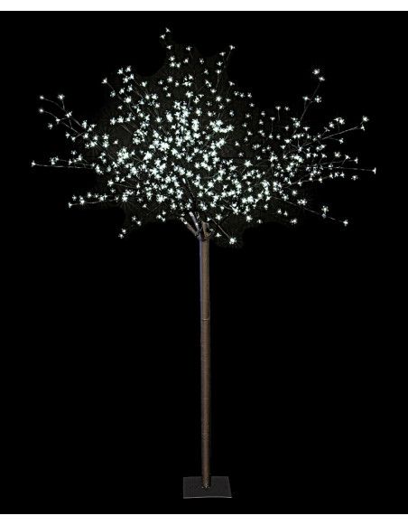 Arbre lumineux 600 LEDs - Blanc - 250 cm  - Décoration de Noël