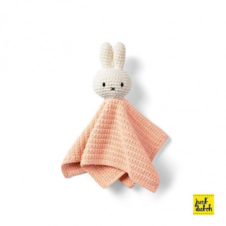 Doudou Miffy - L 7 x l 7 x H 25 cm - Rose pastel