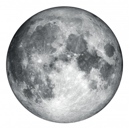 Sticker phosphorescent - 28 x 31 cm - Lune