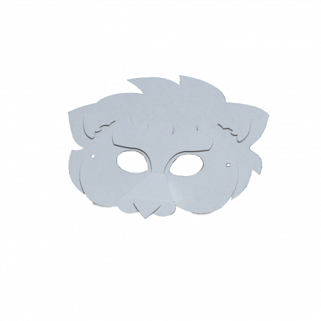 Masque en carton - Lion