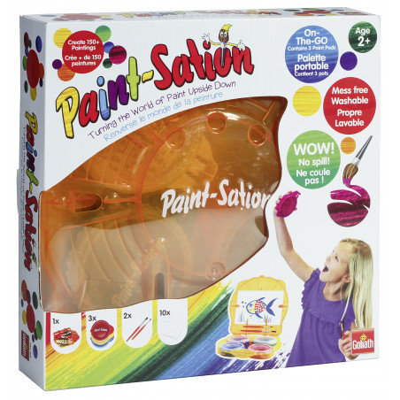 Coffret 5 pots de peinture anti-gravité - Paint Station - Crayola