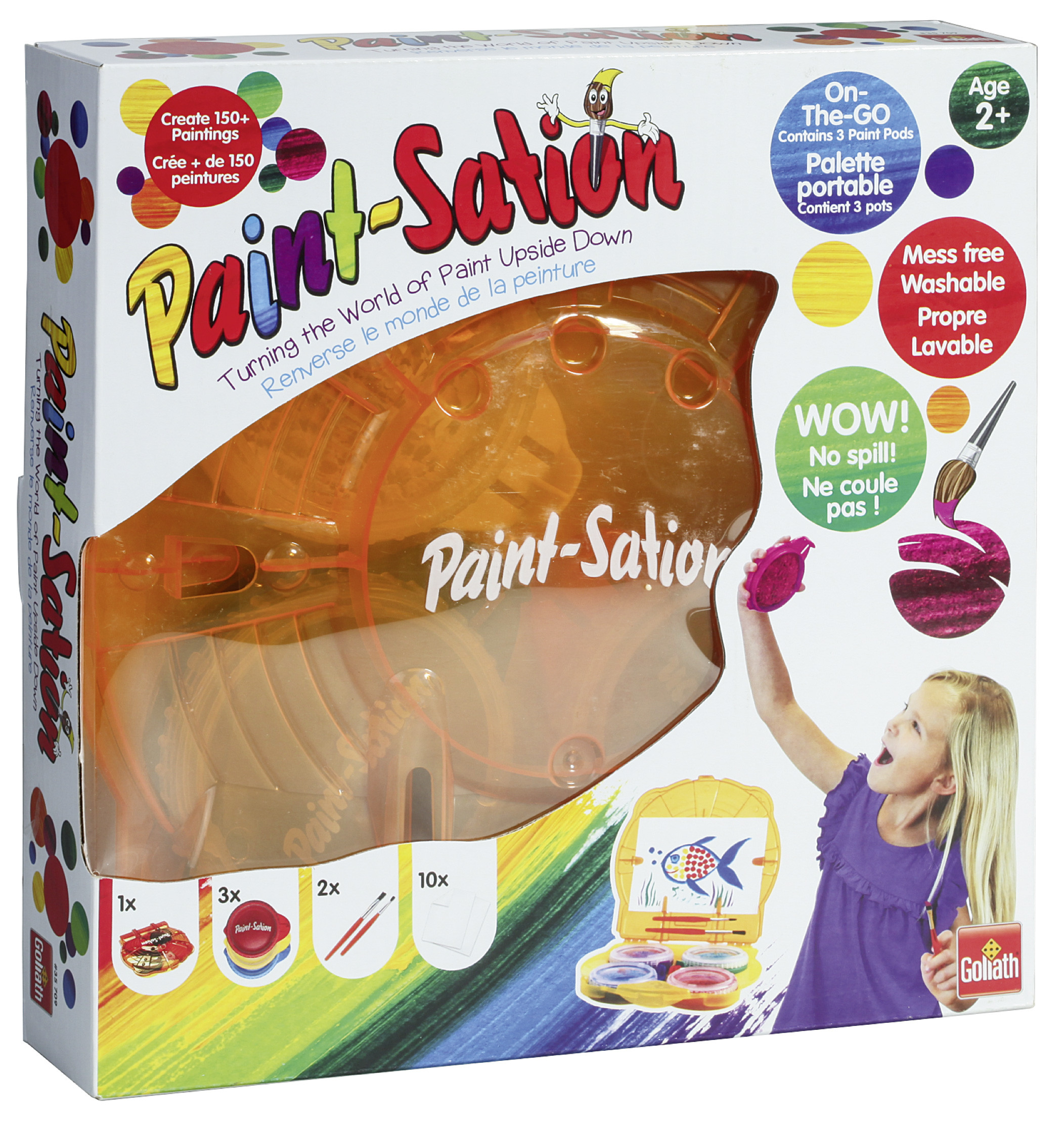 Paint-sation coffret 5 pots de peinture Crayola : King Jouet