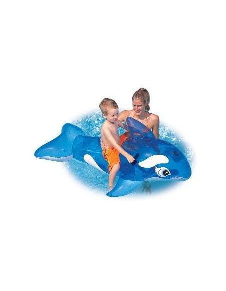 Baleine gonflable à chevaucher - Jeu de piscine Intex