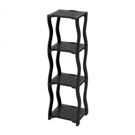 Étagère de jardin - Poker - 35 x 30 x 127 cm - Noir
