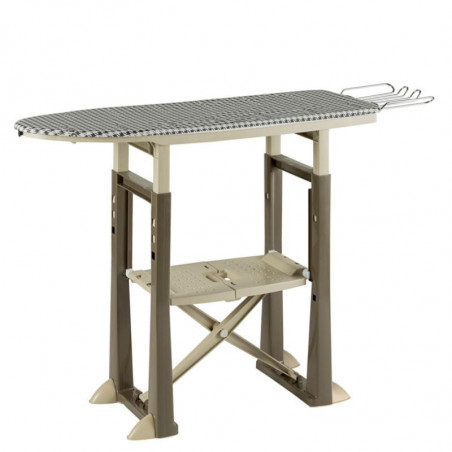 Table à repasser - 40 x 31 x 113 cm - Taupe