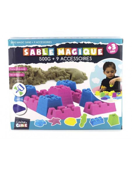 Sable à modeler magique et ses accessoires