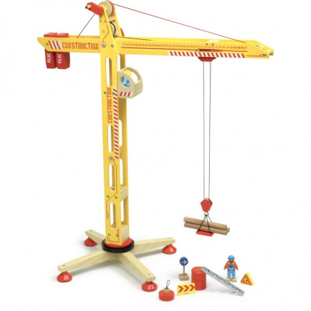 Grande grue - 3 ans - L 68 x l 80 cm - Bois